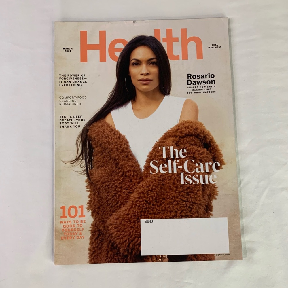 Health Rosario Dawson “Shares How She’s Making” Issue March 2021 Magazine